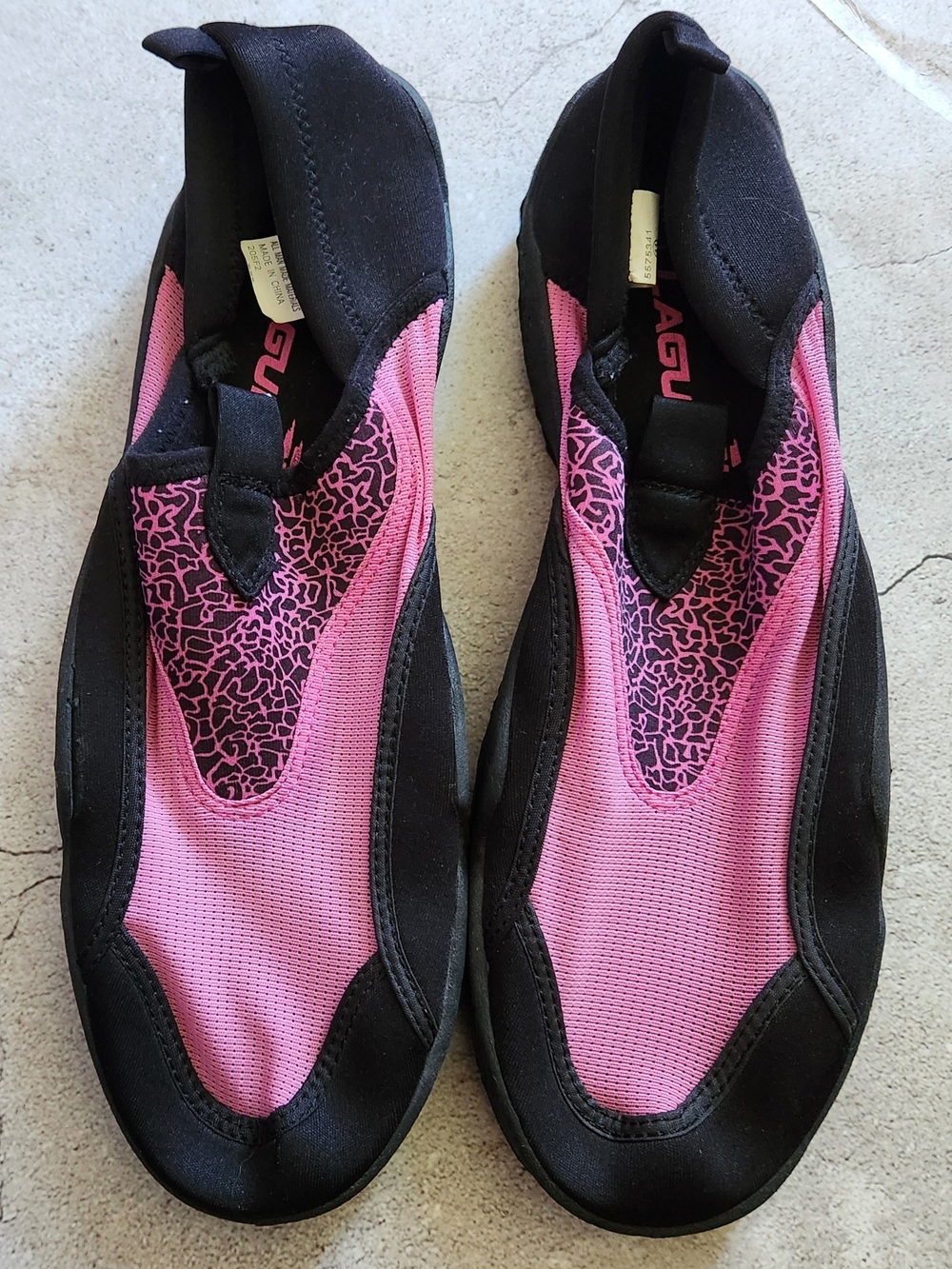 Water Shoes - Pink and Black Laguna Women's Aqua Shoes